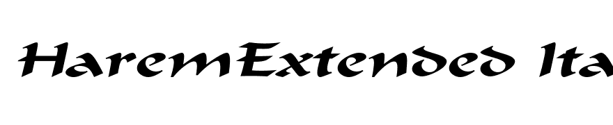 HaremExtended Italic