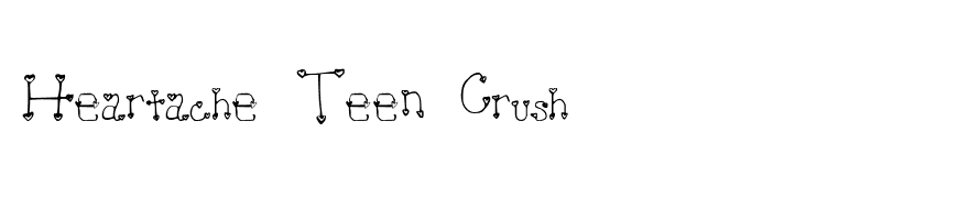 Heartache Teen Crush