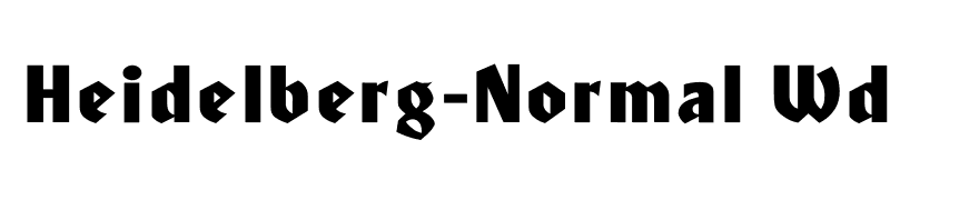 Heidelberg-Normal Wd