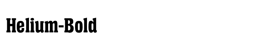 Helium-Bold