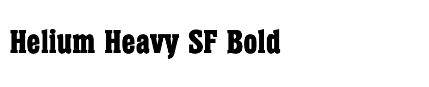 Helium Heavy SF Bold