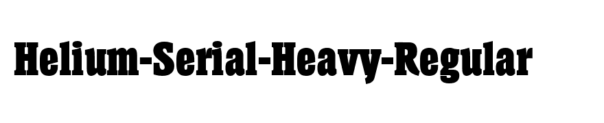 Helium-Serial-Heavy-Regular