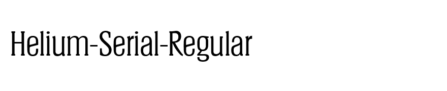 Helium-Serial-Regular