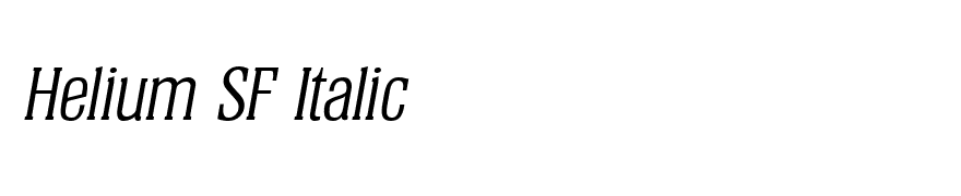 Helium SF Italic
