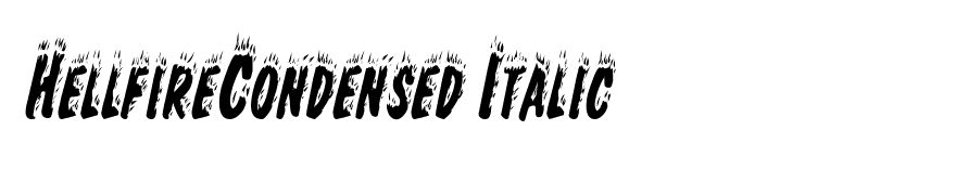 HellfireCondensed Italic