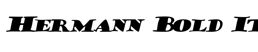 Hermann Bold Italic