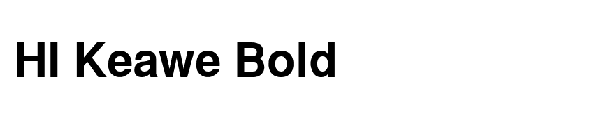 HI Keawe Bold
