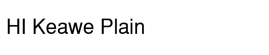 HI Keawe Plain