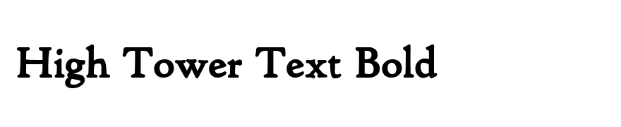 High Tower Text Bold