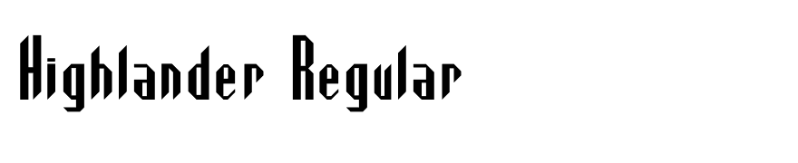 Highlander Regular