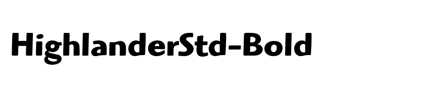 HighlanderStd-Bold