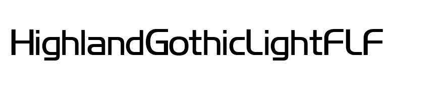 HighlandGothicLightFLF