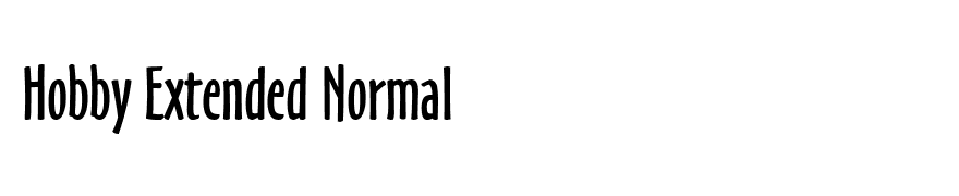 Hobby Extended Normal