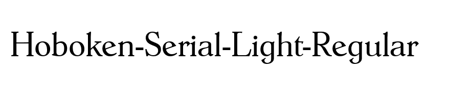 Hoboken-Serial-Light-Regular