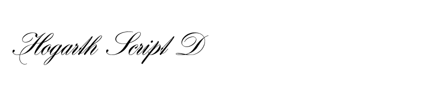 Hogarth Script D