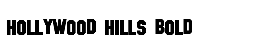 Hollywood Hills Bold