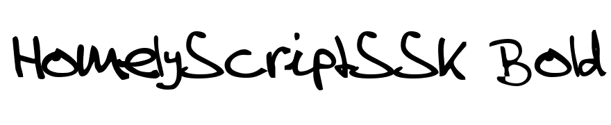 HomelyScriptSSK Bold