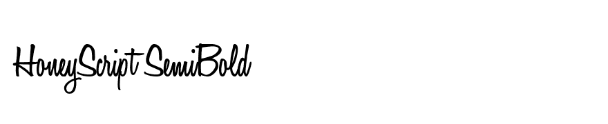 HoneyScript SemiBold
