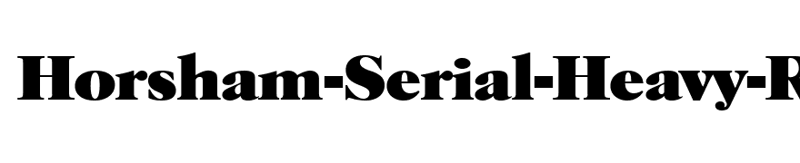 Horsham-Serial-Heavy-Regular
