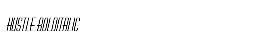 Hustle BoldItalic