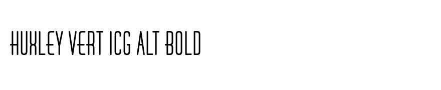 Huxley Vert ICG Alt Bold