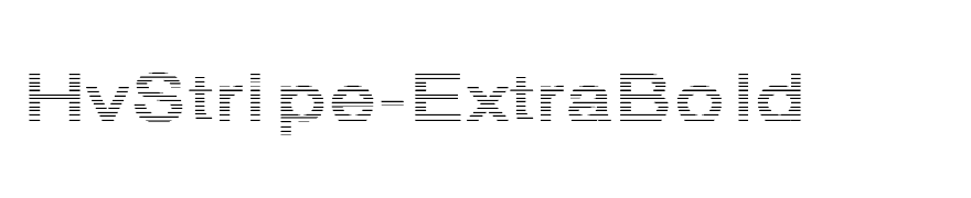 HvStripe-ExtraBold