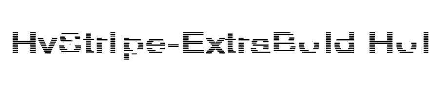 HvStripe-ExtraBold Hollow