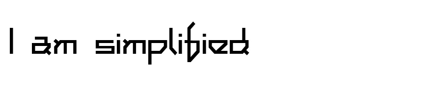 I am simplified