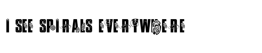 I SEE SPIRALS EVERYWHERE