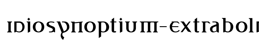 Idiosynoptium-ExtraBold