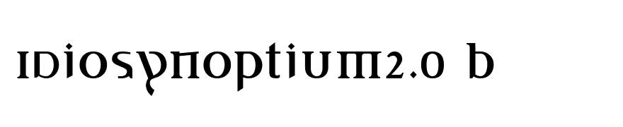 Idiosynoptium2.0 B