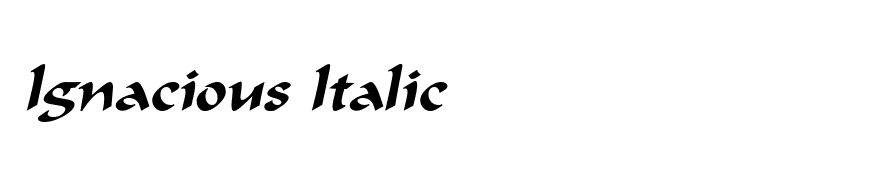 Ignacious Italic
