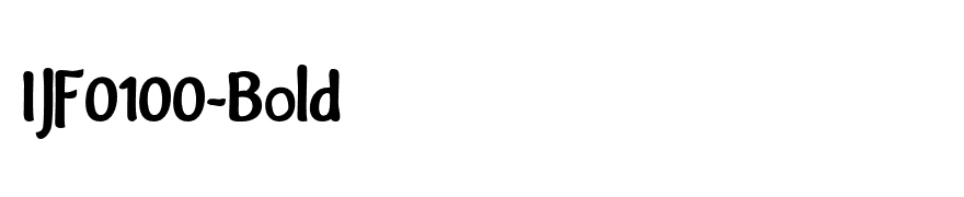 IJF0100-Bold