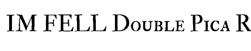 IM FELL Double Pica Roman SC