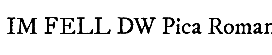 IM FELL DW Pica Roman