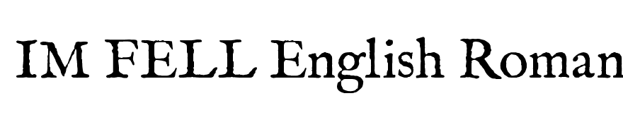 IM FELL English Roman