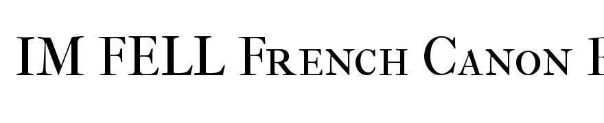 IM FELL French Canon Roman SC