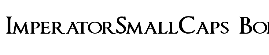 ImperatorSmallCaps Bold