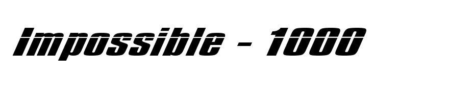 Impossible - 1000