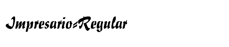 Impresario-Regular
