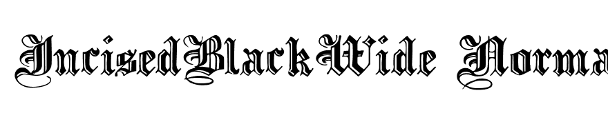 IncisedBlackWide Normal