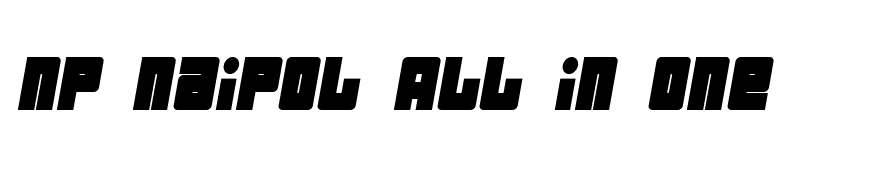 Industrial Decapitalist BoldItalic