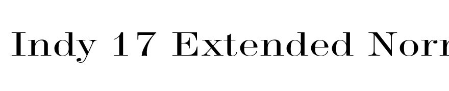 Indy 17 Extended Normal