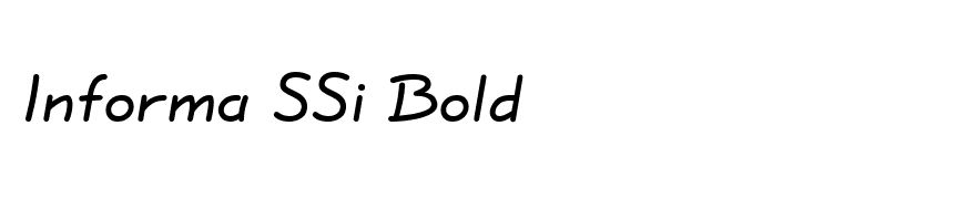 Informa SSi Bold