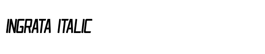 Ingrata Italic
