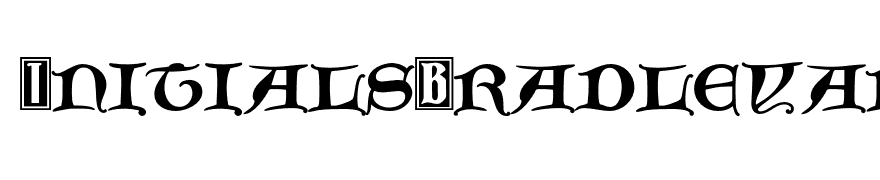 InitialsBradleyandCaxton-Normal OTF