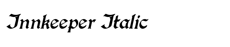 Innkeeper Italic