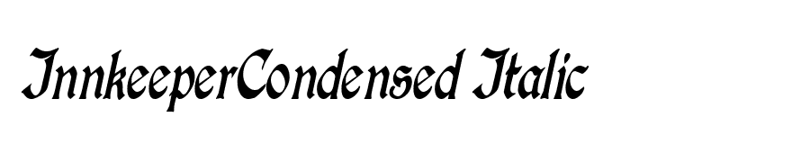 InnkeeperCondensed Italic