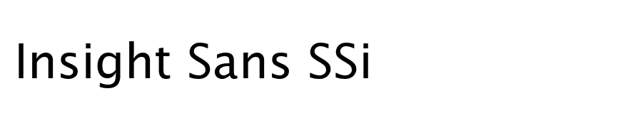 Insight Sans SSi