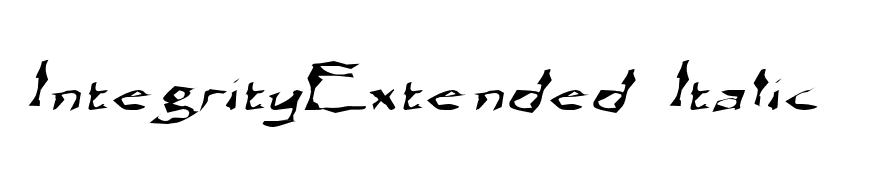 IntegrityExtended Italic